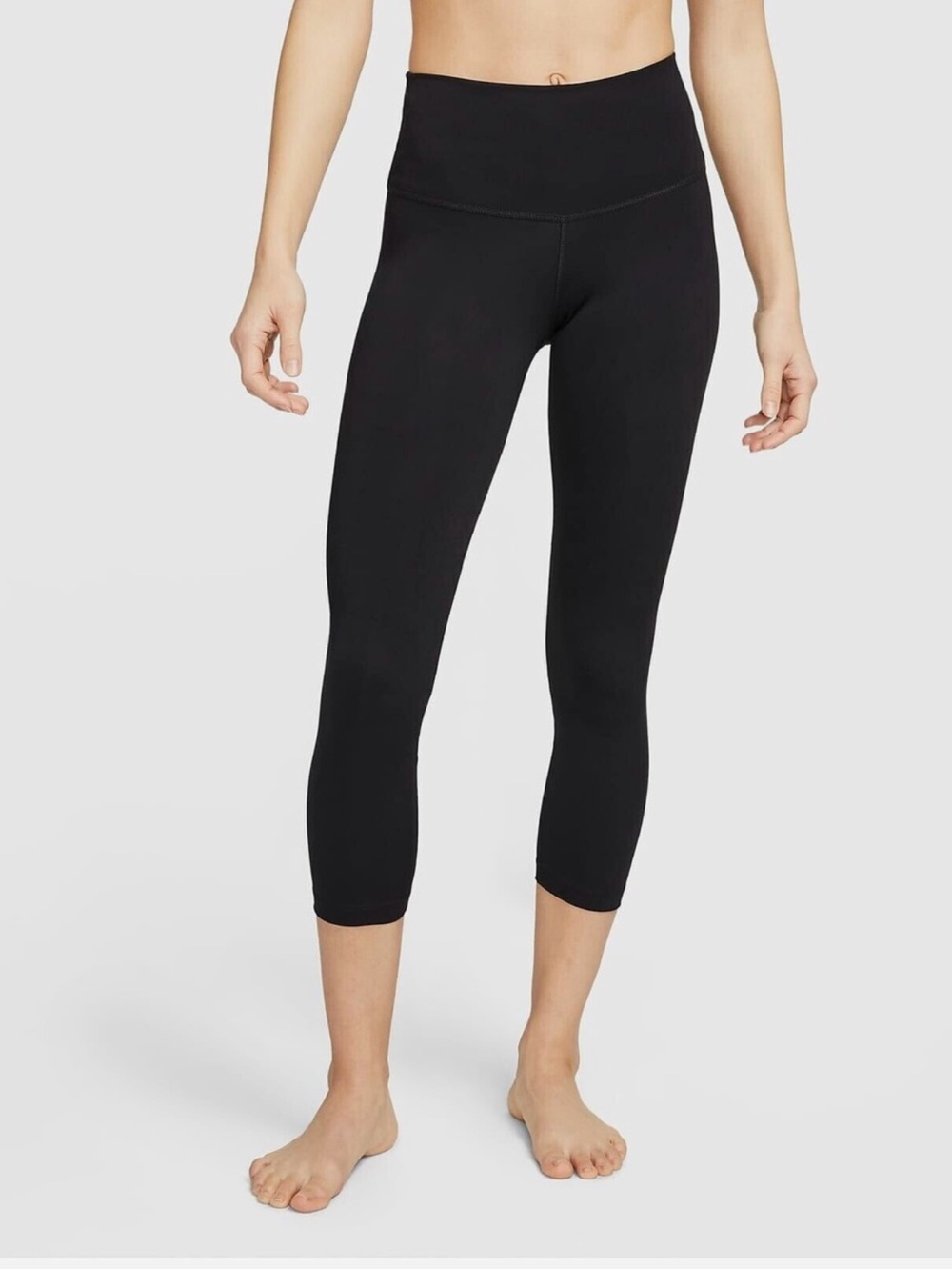Nike YOGA Women s Dri-FIT Crop Leggings Black size XXL
